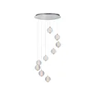 ET2 Lighting E24646-144PC Rhythm 9-Lumières 45W Chrome poli Suspendu