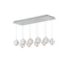 ET2 Lighting E24648-144PC Rhythm 10-Lumières 50W Chrome poli Suspendu