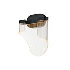 ET2 Lighting Sonata E24770-133BK 1-Lumière Noir 10W Applique murale LED