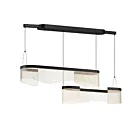 ET2 Lighting E24774-133BK Sonata 2-Lumières 54W Noir Suspendu