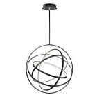 ET2 Lighting E24785-BK Gyro II 5-Lumières 390W Noir Suspendu