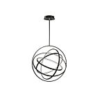 ET2 Lighting E24785-BK Gyro II 5-Lumières 390W Noir Suspendu