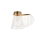 ET2 Lighting E24810-82BCN 12W Champagne brossé LED Plafonnier encastré