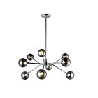 ET2 Lighting E24823-138PC Asteroid 9-Lumières 36W Chrome poli Suspendu