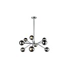 ET2 Lighting E24823-138PC Asteroid 9-Lumières 36W Chrome poli Suspendu