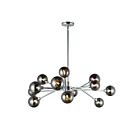 ET2 Lighting E24826-138PC Asteroid 12-Lumières 48W Chrome poli Suspendu