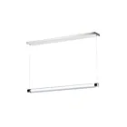 ET2 Lighting E24833-75AL 1-Lumière 12W Aluminium brossé LED Suspendu