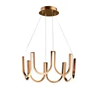 ET2 Lighting E24853-BCN You 1-Lumière 47W Champagne brossé Suspendu