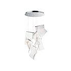ET2 Lighting E24875-133PC Rinkle 6-Lumières 150W Chrome poli Suspendu