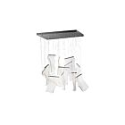 ET2 Lighting E24878-133BGM Rinkle 13-Lumières 39W Gunmetal brossé Suspendu