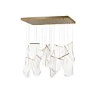 ET2 Lighting E24878-133FG Rinkle 13-Lumières 39W Or français Suspendu