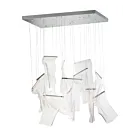 ET2 Lighting E24878-133PC Rinkle 13-Lumières 32.5W Chrome poli Suspendu