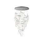 ET2 Lighting E24880-133PC Rinkle 24-Lumières 60W Chrome poli Suspendu