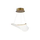 ET2 Lighting E24881-133FG Rinkle 1-Lumière 7.8W Or français Suspendu