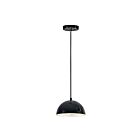 ET2 Lighting E24900-GBAL Hemisphere 1-Lumière 10W Noir brillant/aluminium Suspendu