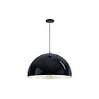 ET2 Lighting E24906-GBAL Hemisphere 1-Lumière 30W Noir brillant/aluminium Suspendu