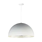 ET2 Lighting E24906-GWAL Hemisphere 1-Lumière 30W Blanc brillant/Aluminium Suspendu