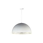 ET2 Lighting E24906-GWAL Hemisphere 1-Lumière 30W Blanc brillant/Aluminium Suspendu