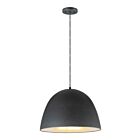 ET2 Lighting E24916-BKSBR Fungo 1-Lumière 12W Noir/Laiton satiné Suspendu