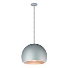 ET2 Lighting E24924-DGCOF Palla 1-Lumière 8W Gris foncé/café Suspendu