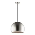 ET2 Lighting E24926-SNBK Palla 1-Lumière 12W Nickel satiné/Noir Suspendu