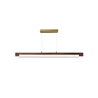 ET2 Lighting E24932-WNAB 1-Lumière 28W Albâtre blanc et laiton naturel vieilli LED Suspendu