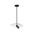 ET2 Lighting E24964-WTBK Carmen 1-Lumière 7W Noir Suspendu