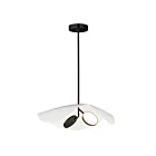ET2 Lighting E24966-WTBK Carmen 2-Lumières 14W Noir Suspendu
