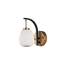 ET2 Lighting Soji E25060-92BKGLD 1-Lumière Or/Noir 4W Applique murale LED