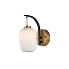 ET2 Lighting Soji E25061-92BKGLD 1-Lumière Or/Noir 4W Applique murale LED