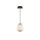 ET2 Lighting E25063-92BKGLD Soji 2-Lumières 8W Noir/Or Suspendu