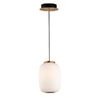 ET2 Lighting E25064-92BKGLD Soji 2-Lumières 8W Noir/Or Suspendu