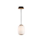 ET2 Lighting E25064-92BKGLD Soji 2-Lumières 8W Noir/Or Suspendu