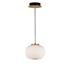 ET2 Lighting E25065-92BKGLD Soji 2-Lumières 8W Noir/Or Suspendu