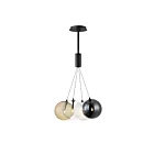 ET2 Lighting E25084-148BK Burst 4-Lumières 7.2W Noir Suspendu