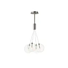 ET2 Lighting E25084-18SN Burst 4-Lumières 7.2W Nickel satiné Suspendu