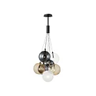 ET2 Lighting E25087-148BK Burst 9-Lumières 16.2W Noir Suspendu
