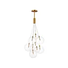 ET2 Lighting E25087-18GLD Burst 9-Lumières 16.2W Or Suspendu