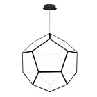 ET2 Lighting E25108-BK Penta 1-Lumière 108W Noir Suspendu