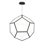 ET2 Lighting E25108-BK Penta 1-Lumière 108W Noir Suspendu