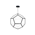 ET2 Lighting E25108-BK Penta 1-Lumière 108W Noir Suspendu