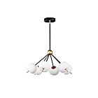 ET2 Lighting E25116-92BKGLD Quest 6-Lumières 36W Noir/Or Suspendu