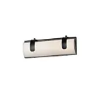 ET2 Lighting Clutch E25131-92BK 1-Lumière Noir Vanité