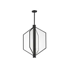 ET2 Lighting E25136-133BK Telstar 4-Lumières 48W Noir Suspendu