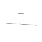 ET2 Lighting E26008-90SA Continuum 1-Lumière 68W Aluminium satiné Suspendu