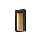 ET2 Lighting Alcove E30104-BKGLD Noir/Or 24W Lanterne murale d'extérieur