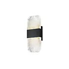 ET2 Lighting Rune E30132-24BK Noir 16W Lanterne murale d'extérieur