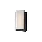 ET2 Lighting Tower E30182-01BK Noir 15W Lanterne murale d'extérieur