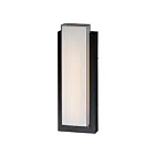 ET2 Lighting Tower E30186-01BK Noir 22W Lanterne murale d'extérieur