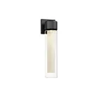 ET2 Lighting Dram E30192-93BK Noir 7W Lanterne murale d'extérieur